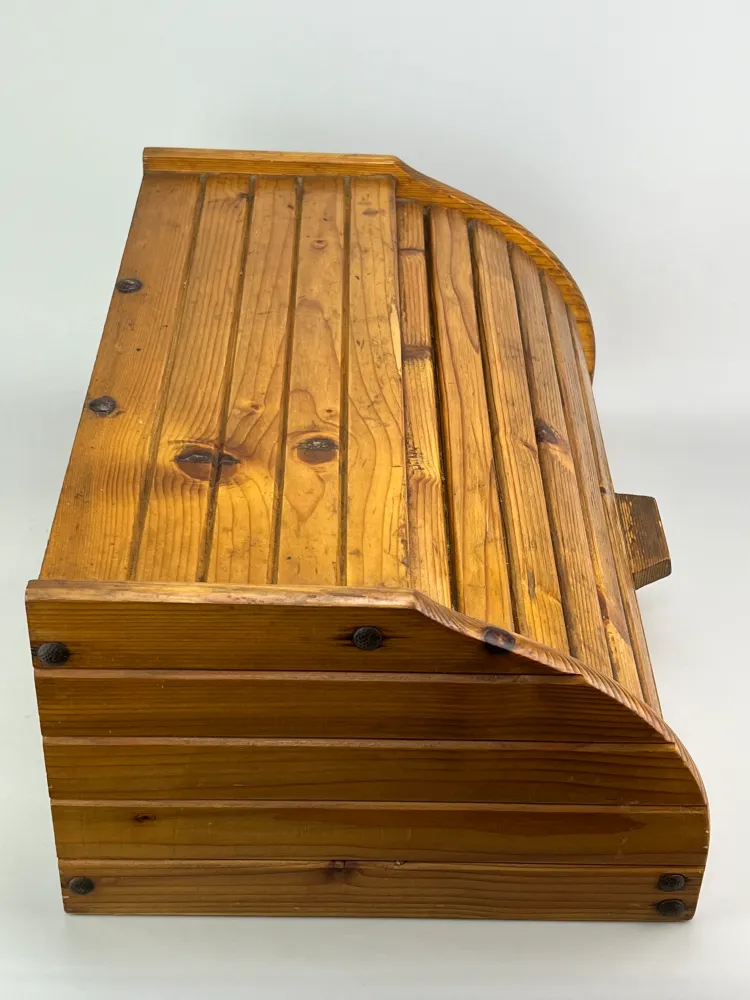 Portapane vintage legno