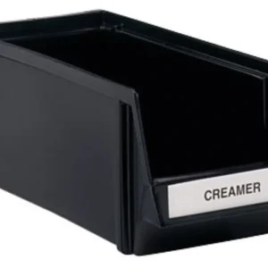 Portaposate nero 28,6x12,7 cm H10,8 cm
