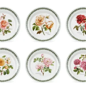 Portmeirion Botanic Roses Set 6 Piatti Piani