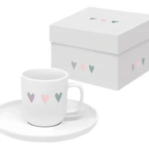 PPD Tazza da caffè con piattino Heart Infusion