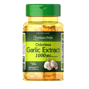 Puritan's Pride Estratto di Aglio (Aglio Inodore) 1000 mg 100 capsule