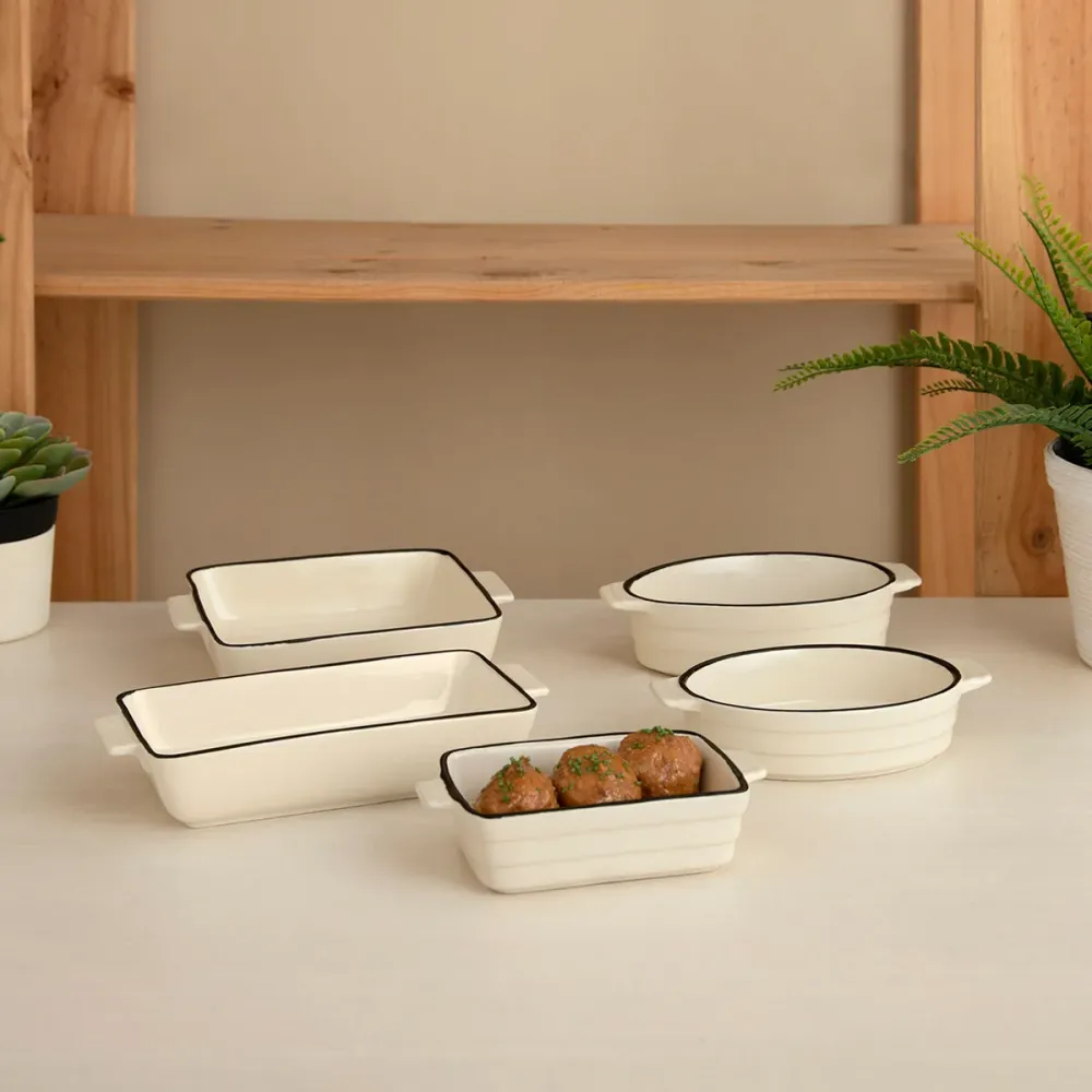 Teglia Quid Cocco Bianco Ceramica 16 x 9 x 4 cm (12 Unità)