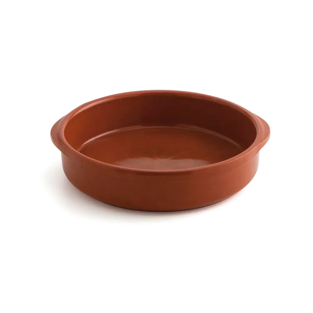 Teglia Raimundo Barro Profesional Marrone Ceramica Ø 32 cm (3 Unità)