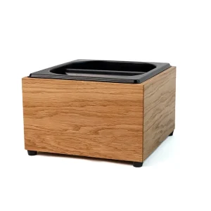 Rb Crafts Contenitore per Scarti Quercia e Intarsio Nero