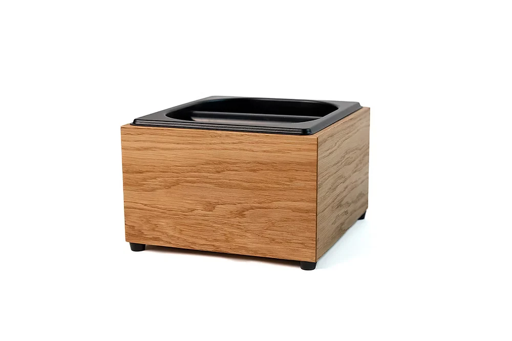 Rb Crafts Contenitore per Scarti Quercia e Intarsio Nero