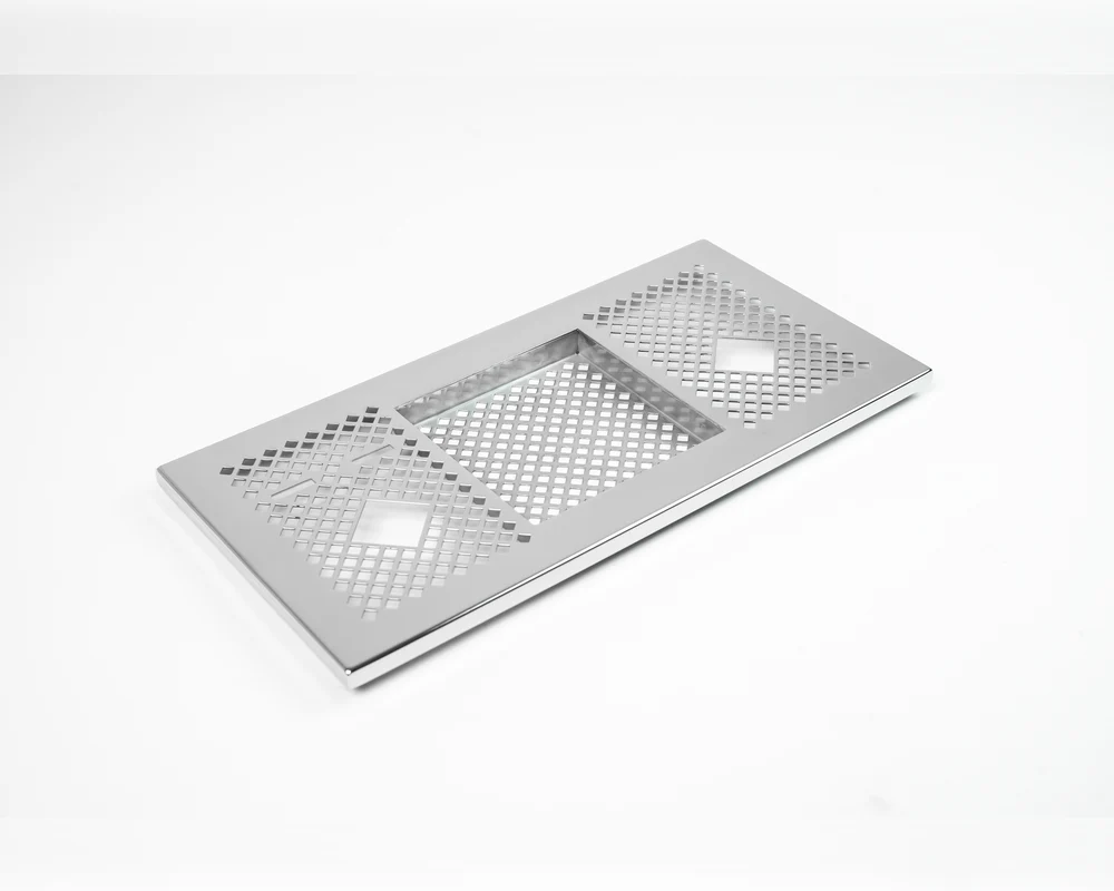 Vassoio raccogligocce acciaio inox per La Marzocco Linea Mini R con apertura Acaia RB Crafts
