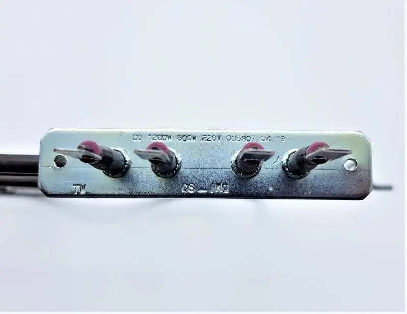Resistenza cielo grill 1200+800w 220v per forno c649p Ariston