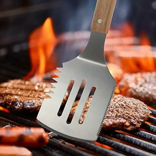 Romanticist 3pcs Accessori Barbecue Acciaio Inox Set di Attrezzi per...