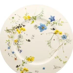 Rosenthal Brillance Fleurs des Alpes Piatto Piano con falda 33 cm, Set 6