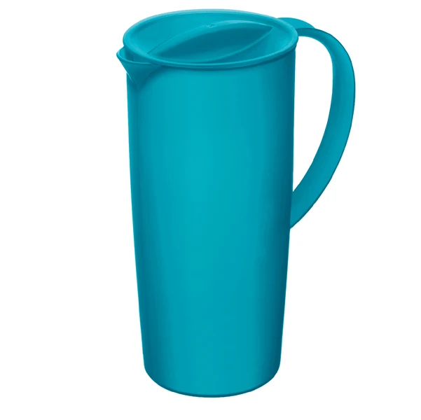 ROTHO - F707058 - Caraffa con coperchio - 16 x 10,5 x 22,5 cm - PPL - 1,2 L - blu - Rotho - 61253 - Conf. da 1 Pz.