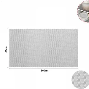 Rotolo Adesivo Alluminio 61cmx3mt Per Cassetti Mobili Armadi Parati Cucina 70502
