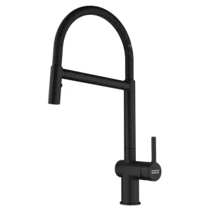Rubinetto Cucina Estraibile Active Semi Pro 2 Getti MB Nero Opaco Franke 115.0653.409