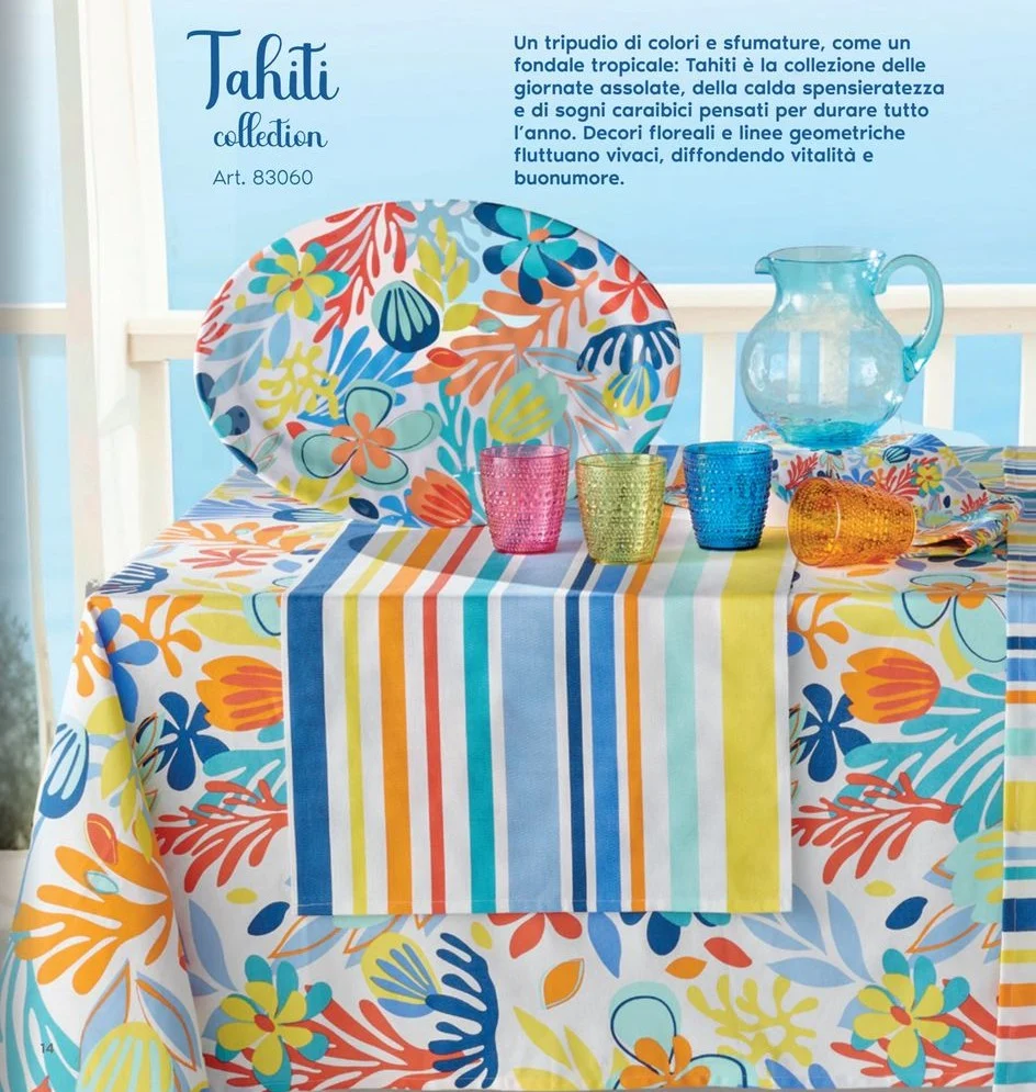 Runner righe costine TAHITI