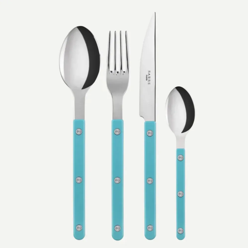 Sabre Paris - Set 4 pezzi Bistrot Solid Turquoise