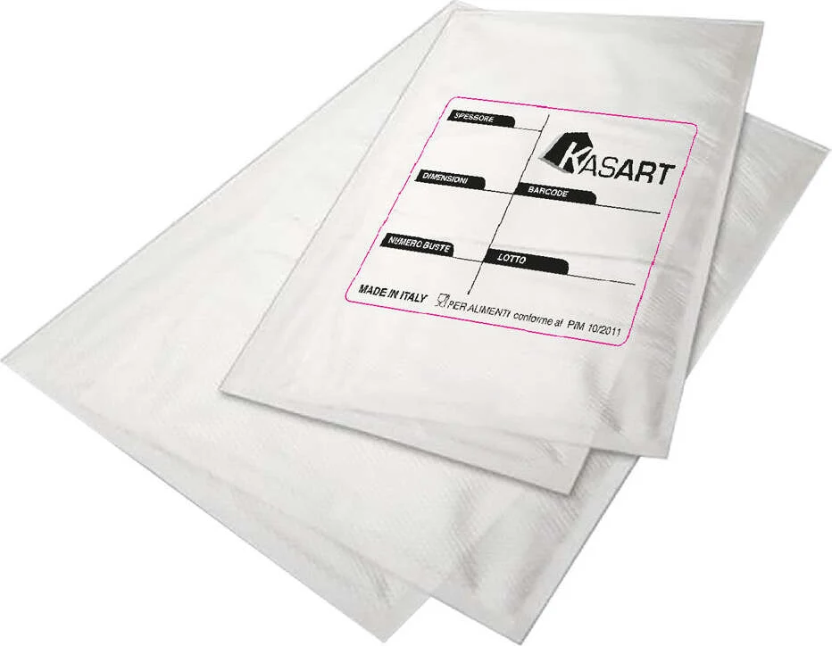 SACCHETTI PRETAGLIATI GOFFRATURA ROMBO 25 x 35 - confezione 20 pezzi Kasart