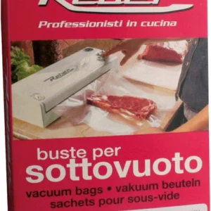 SACCHETTI PRETAGLIATI PER SOTTOVUOTO 25 x 35 cf. 30 pz Reber