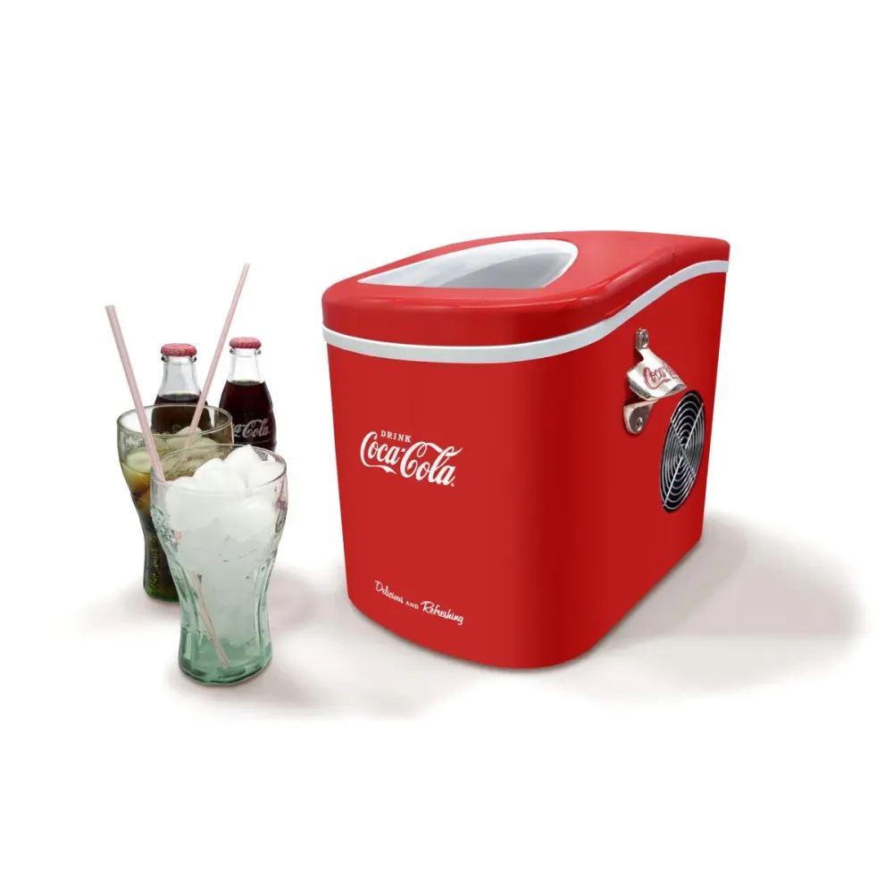 Salco Ice Cube Machine SEB-14cc con apri bottiglia, design retrò