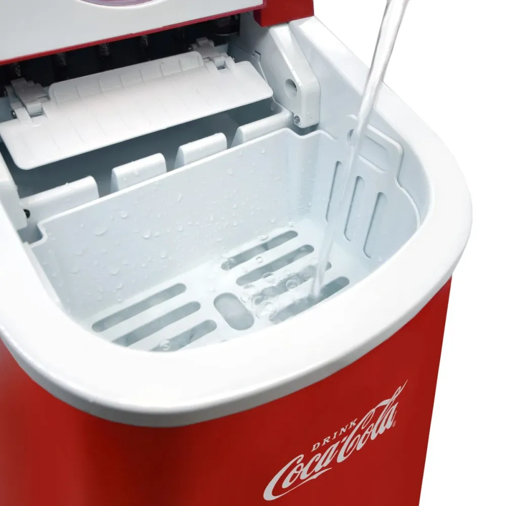 Salco Ice Cube Machine SEB-14cc con apri bottiglia, design retrò