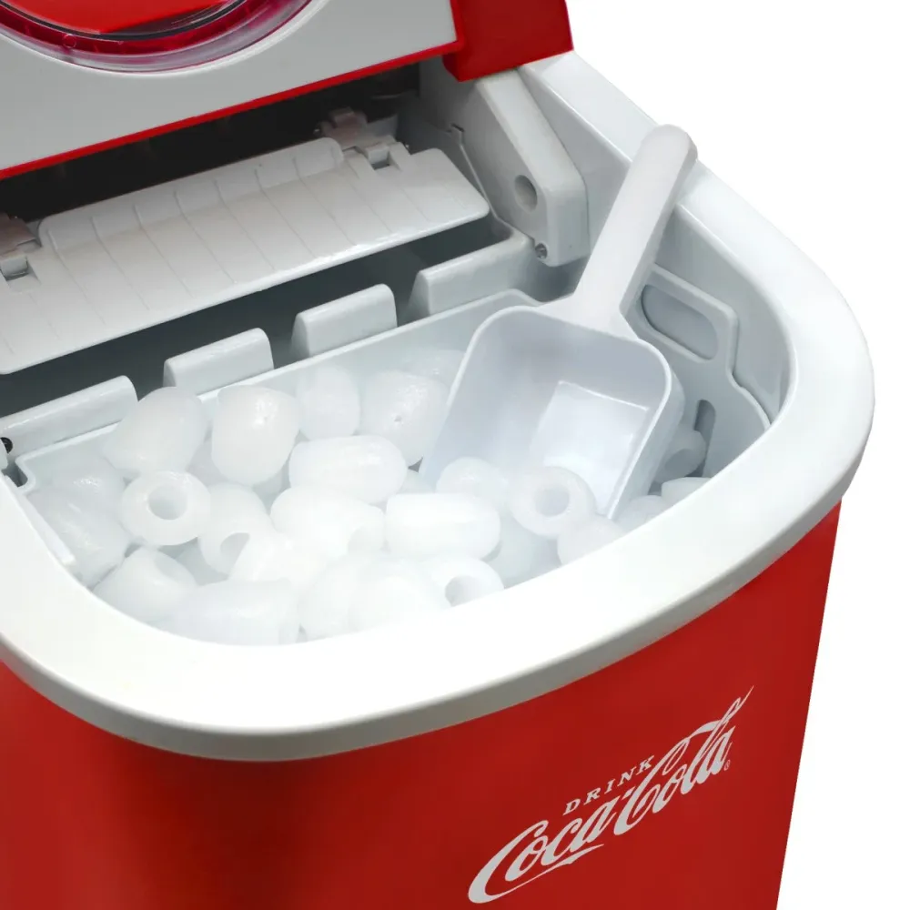 Salco Ice Cube Machine SEB-14cc con apri bottiglia, design retrò