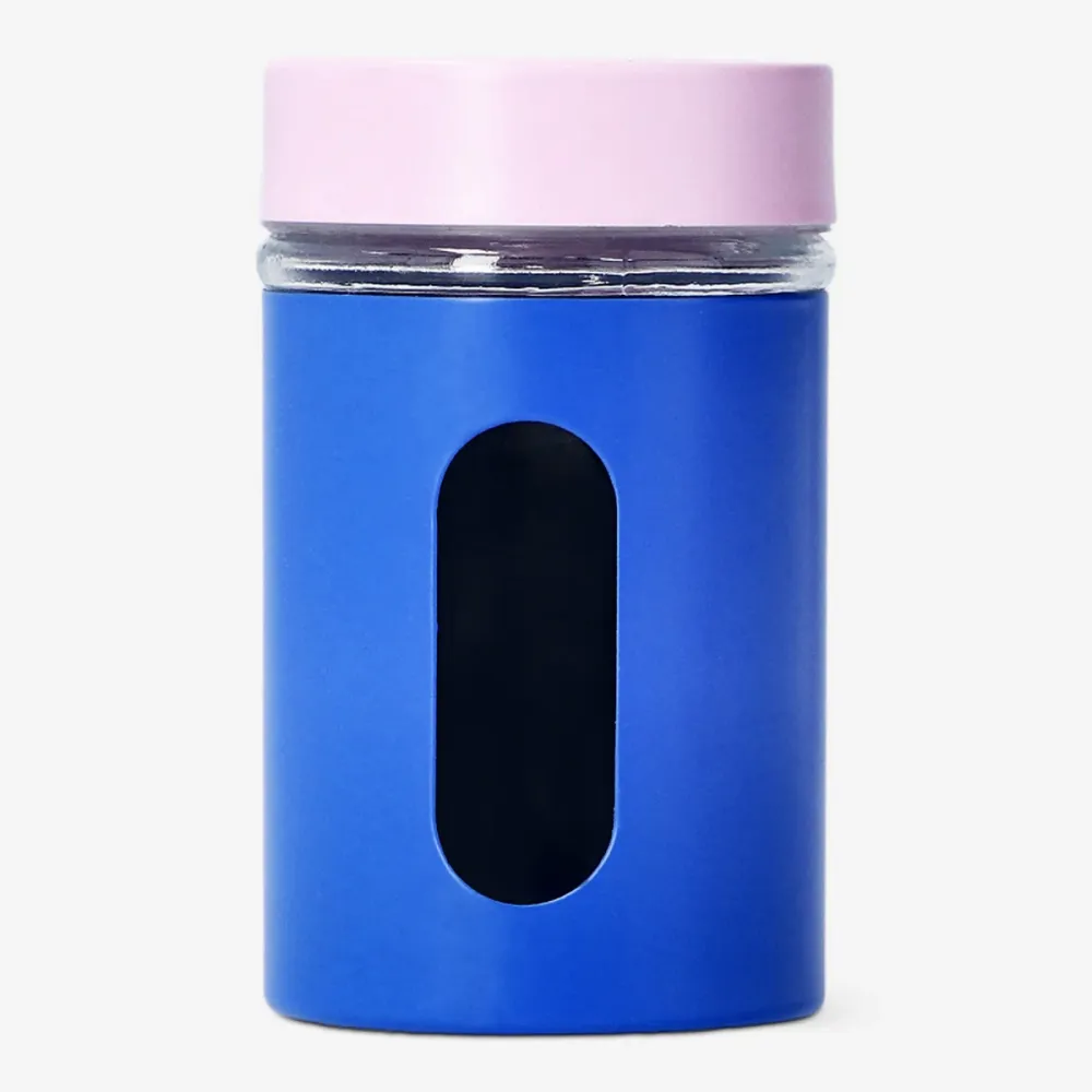 Sale e pepe rosa e blu