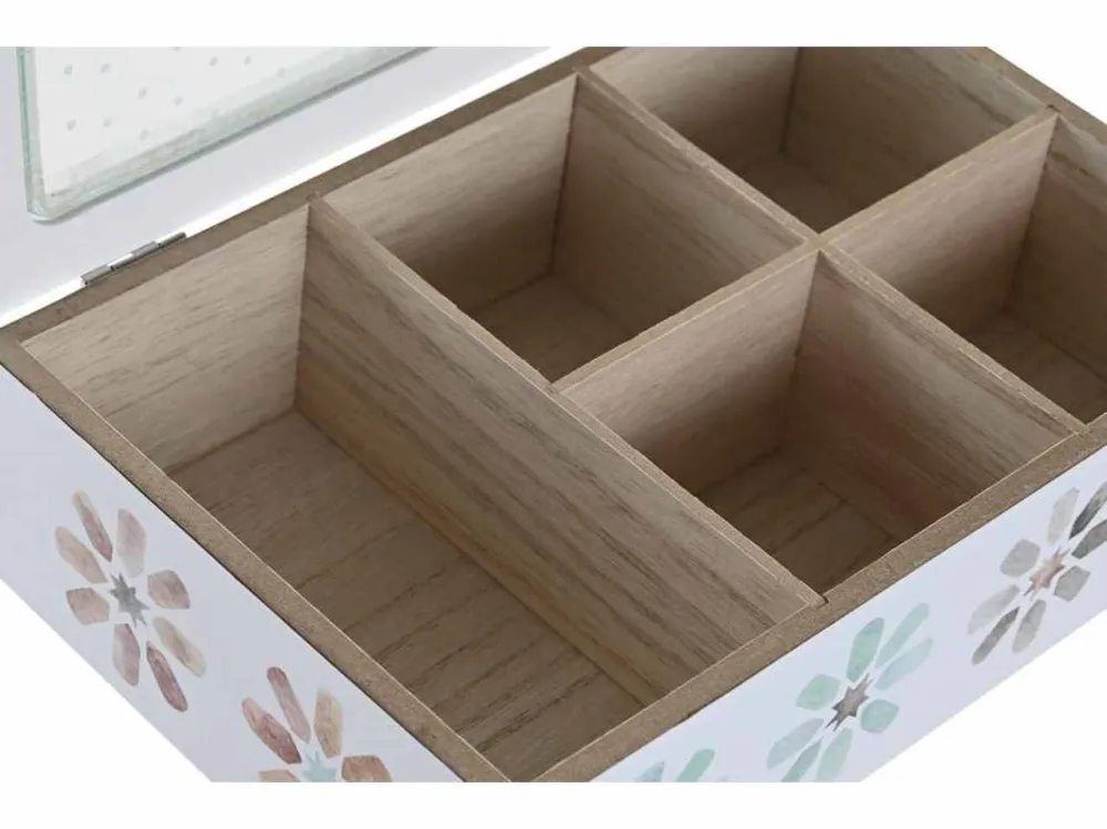 SCATOLA INFUSIONI MDF CRISTALLO 23X15X7cm 2 assortimenti