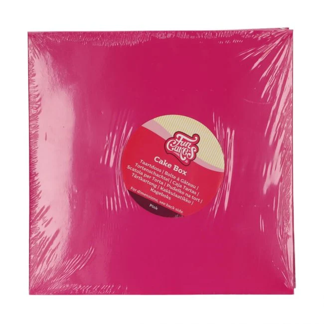 Scatola per Dolci Rosa – 25x25x15 cm