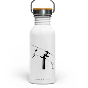 "Schlepplift" Edelstahl Trinkflasche