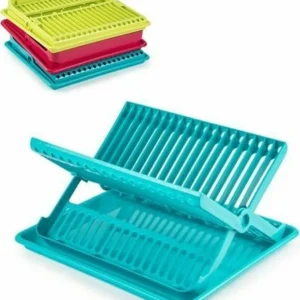 Scolapiatti Pieghevole Plastica Colorata Scola Piatti Accessorio Da Cucina