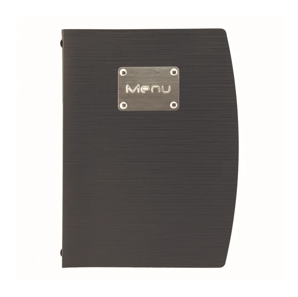 SECURIT - MC-RCA5-BL - Portamenù Rio - 1 inserto doppio - A5 - 18 x 23,5 cm - nero - Securit - 90145 - Conf. da 1 Pz.