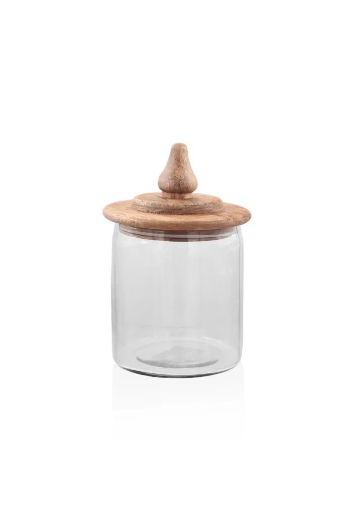 Il barattolo portaoggetti Mia Madera con coperchio Selected Products - 871