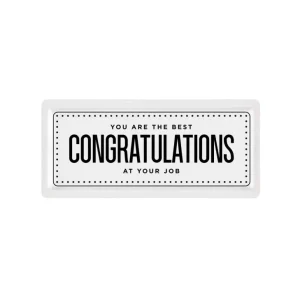 Il Servizio Mia Rettangolo Congratulazioni 35 x 16 Cm Selected Products - 871
