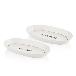Il set da portata ovale Mia Daily Tunes da 2 29 cm Selected Products - 871