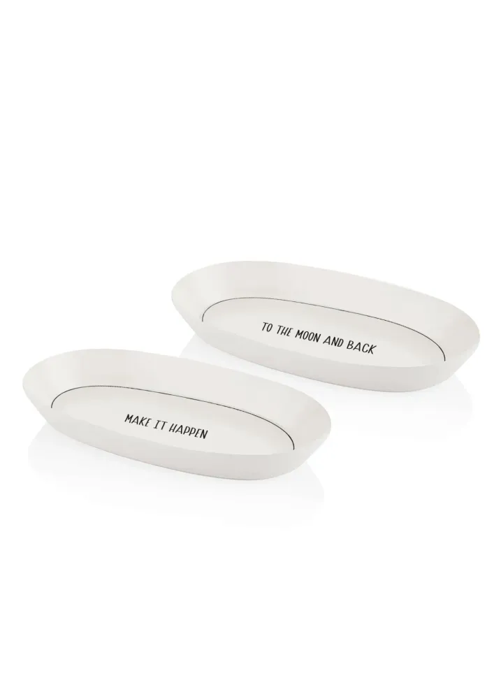 Il set da portata ovale Mia Daily Tunes da 2 29 cm Selected Products - 871