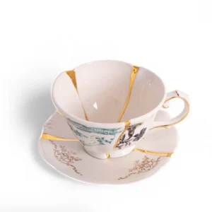 Seletti Kintsugi n° 3 Set da Te con Tazza e Piattino