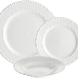 Servizio Piatti Collina 18 Pezzi Porcellana Bone China 6 Persone Design