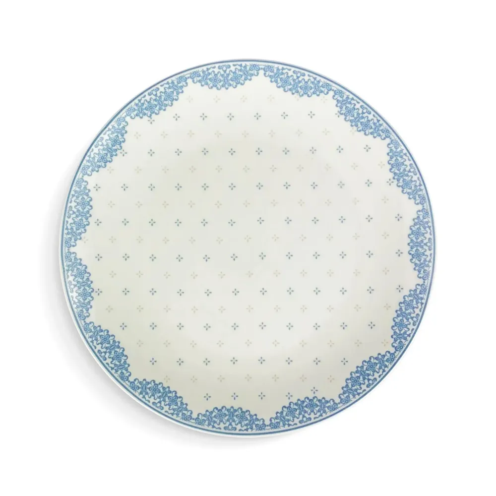 Servizio piatti da dessert Nuvole di Stoffa Shabby chic Camilla fiori 6pz 5323