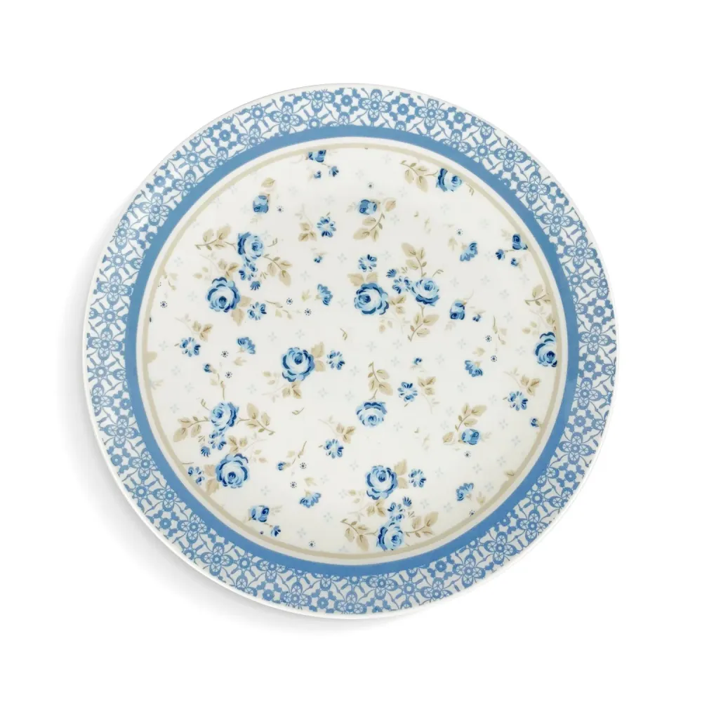 Servizio piatti da dessert Nuvole di Stoffa Shabby chic Camilla fiori 6pz 5323