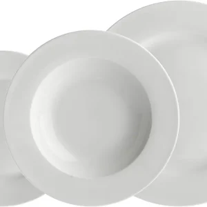 Servizio Piatti Essenziale Falda 12 Pezzi Bone China 4 Persone Design