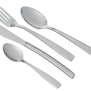 Servizio Set di Posate 24 Pezzi Acciaio Inox 18/10 Collection Lipari