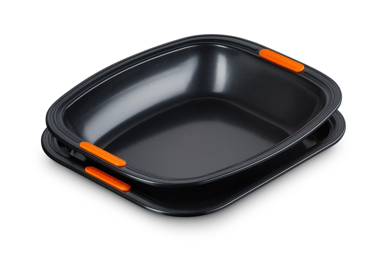 Set Arrostiera Rettangolare e Teglia Rettangolare Bassa 31 cm