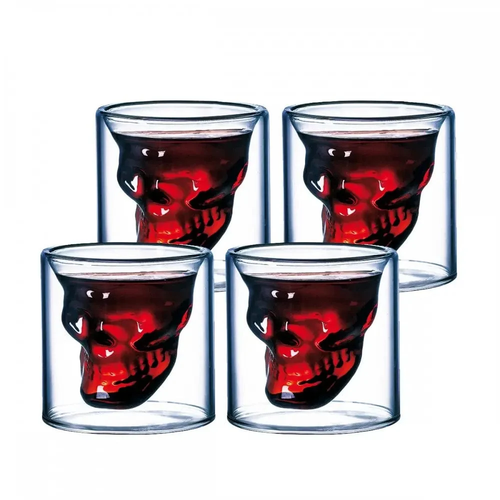 SET DA 4 BICCHIERINI CAFFE' O LIQUORE TESCHIO