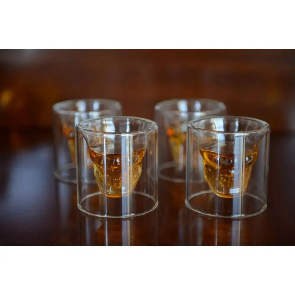 SET DA 4 BICCHIERINI CAFFE' O LIQUORE TESCHIO