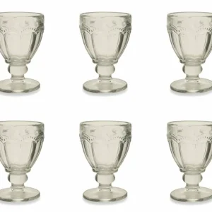 Set 6 Calici Ø9x13 cm Vetro Villa d'Este Home Tivoli Corinto Trasparente