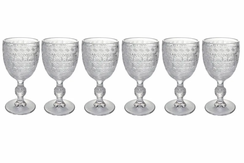 Set 6 Calici Vetro 235 ml Villa d'Este Home Tivoli Mexico