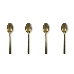 Set 6 Cucchiaini Acciaio Oro Lucido Villa d'Este Home Tivoli Lexington