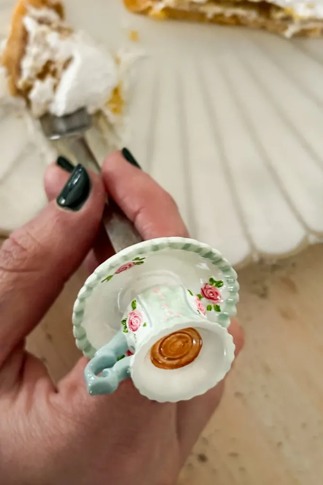 Set di cucchiaini e forchette da tè dal design speciale