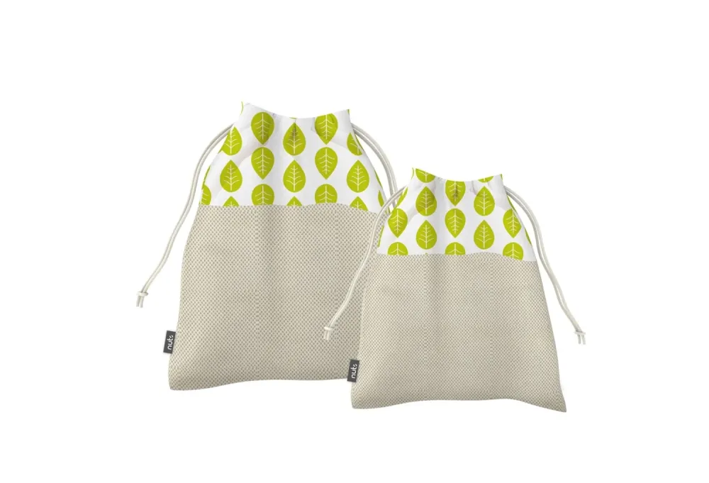 Set 2 foglie di rete per frutta e verdura M e L