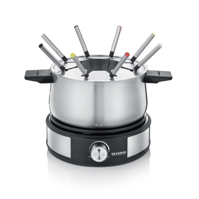 Set di fondu severin fo2471 acciaio inossidabile, nero