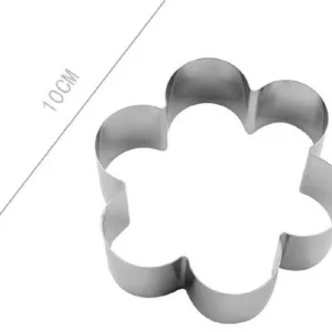 Set 2 Pz Forme Per Dolci Biscotti Fiore Stampini Decorazione Torte 10 Cm 98929