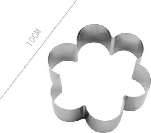 Set 2 Pz Forme Per Dolci Biscotti Fiore Stampini Decorazione Torte 10 Cm 98929